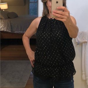 White House Black Market Festive Blouse